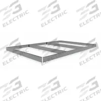 TENNSCO Shelf: 72 in x 48 in, 1,750 lb Load Capacity, Gray, Shelf (MPN ZK-7248). Key specifications — Includes: Beams; Shelf Configuration: Single Straight; Color: Gray; Frame Material: Steel; Brand: TENNSCO; Frame Finish: Zinc Plated; Product Type: Shelf.