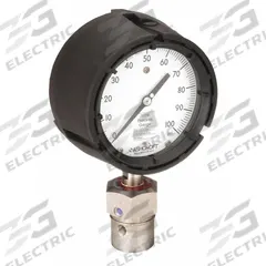 ASHCROFT Pressure Gauge with Diaphragm Seal: 0 psi to 100 psi, 1259/311-312, 4 1/2 in Dial, Glycerin (MPN 451259SD04L/50312SS04TXCG100#). Key specifications — Brand: ASHCROFT; Gauge Case Liquid: None; Seal Fill Liquid: Glycerin; Seal Lower Housing Material: 316L Stainless Steel; Accuracy: ±1.00%; Gauge Wetted Parts: Stainless Steel.