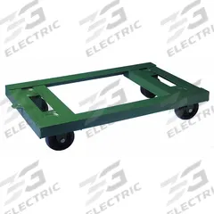 FAIRBANKS General Purpose Dolly: 1,600 lb, Green, 27 in L x 16 in W x 5 in H Deck, (4) Swivel (MPN LU-1627-4HR). Key specifications — Brand: FAIRBANKS; Color: Green; Caster/Wheel Configuration: (4) Swivel; Lip Type: Flush; With Tow Eye: Yes.