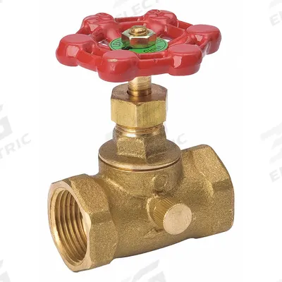 APPROVED VENDOR Stop and Waste Valve: 1/2 in Pipe Size, FNPT x FNPT, Brass - Brass Stop & Waste Valves for Potable Water