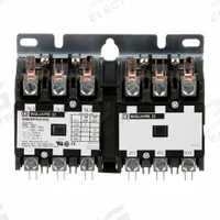 SQUARE D Hoist Contactor: 3 Poles, 120V AC, 40 A, Reversing, Std Contactor Frame Size (MPN 8965DPR43V02). Key specifications — Brand: SQUARE D; Coil Voltage: 110/120V AC; Contactor Style: Hoist Definite Purpose Contactor; Maximum Voltage Rating: 600V AC; Series: 8965 Series Type DPR; Phase: Three; Main Pole Contact Form: 3NO.