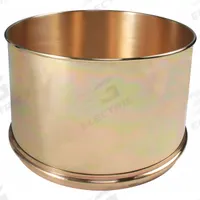 HUMBOLDT Sieve Pan: 8 in Overall Dp, 12 in Overall Dia, Brass (MPN 5DPF6). Key specifications — Brand: HUMBOLDT; Product Type: Sieve Pan; Material: Brass.