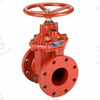 NIBCO Gate Valve: 4 in Nominal Valve Size, Ductile Iron, Non-Rising, Class 125 Flange, Wheel (MPN F-619-RWS). Key specifications — Wedge Material: Ductile Iron; Brand: NIBCO; Bonnet Material: Ductile Iron.