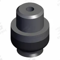 SMC Flat Cup: Flat, M5 x 0.8, 4 mm Pad Dia, Silicone, Black, 40, 9 mm Pad Ht, ZP2 (MPN ZP2-TB04EUS-H5). Key specifications — attr1019101: ZP2-TB04EUS-H5; attr1019103: SMC; attr1019107: 40.