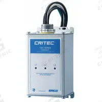 NVENT ERICO Surge Protection Device: Single Phase, 240V AC, 1000V (L-G, L-N, N-G), 275 V AC, Metal (MPN TDX100C240). Key specifications — Voltage: 240V AC; Includes: Voltage Free Contact; Max. Continuing Operating Voltage: 275 V AC; Voltage Protection Rating: 1000V (L-G, L-N, N-G); Enclosure Material: Metal; Max. Surge Current per Mode: 100kA; Brand: NVENT ERICO.
