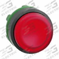SCHNEIDER Extended Push Button: Red, 22 mm Mounting Size, Non-Metallic, Maintained (MPN ZB5AH43). Key specifications — Brand: SCHNEIDER; Action: Maintained; Series: XB5; Push Button Material Type: Non-Metallic.