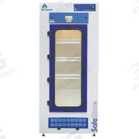 AIR SCIENCE Filtering Storage Cabinet: SafeSTORE Vented Chemical Storage Cabinets, 34 in Overall Wd (MPN 34T-A). Key specifications — Assembly: Fully Assembled; Brand: AIR SCIENCE; Base/Stand Included: No (Not Required); Blower Included: Yes; Work Surface Included: No (Not Required).