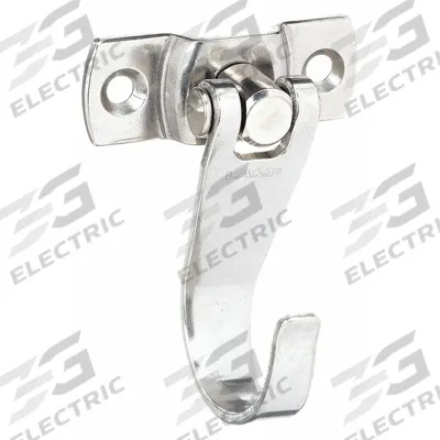 SUGATSUNE Swing Hook: Screw, 14 lb Wt Capacity, 1 Points per Hook, Silver - Wall Mount Utility Hooks