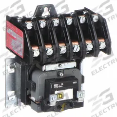 SQUARE D Lighting Magnetic Contactor: 6 Poles, 277V AC, 30 A (MPN 8903LO60V04). Key specifications — attr948947: SQUARE D.
