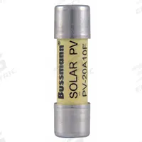Solar Fuse: PV-F Series, Fast-Acting, 6 A, 1,000 V DC (MPN PV-6A10F). Key specifications — Series: PV-F; Brand: BUSSMANN.