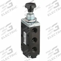 PARKER Manual Air Control Valve: DirectAir 4, Four-Way / Two-Position, Button, 1/4 in Female NPT (MPN 520431000). Key specifications — attr1084737: Aluminum; attr1084764: Manual Air Control Valve; attr1084778: Spool; attr1084767: DirectAir 4; attr1084731: 520431000; attr1084739: PARKER; attr1084765: Manual Return; attr1084768: DirectAir 4.