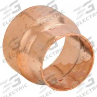 NIBCO Sweat Fitting Bushing: 1 1/2 in CTS x 1 1/4 in CTS, Cup x FTG, Wrot Copper (MPN 9012-11/2X11/4)