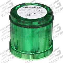 WERMA Tower Light Module: Steady, 120V AC, Green, 70 mm Overall Dia, 2 5/8 in Overall Ht, 64918009. Key specifications — Brand: WERMA; Compatible with Series: KombiSIGN 71; Lens Color: Green; Operating Voltage: 120V AC; Manufacturer Part Number: 64918009.
