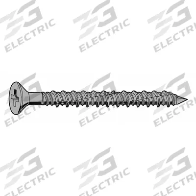 APPROVED VENDOR Concrete Anchor Screw: 2 1/4 in Overall Lg, 1/4 in Dia, Steel, Blue Ruspert - Flat-Head Screw Anchors