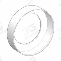 SCHNEIDER ELECTRIC Protective Washer: 22 mm Panel Mounting Size, For Series XB4 (MPN ZB4BZ007). Key specifications — attr1023385: Clear; attr1023392: Protective Washer; attr206594: ZB4BZ007; attr1023386: Control or Signaling Units; attr1023389: XB4; attr1023390: Metal; attr211286: SCHNEIDER.