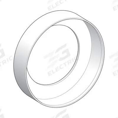 SCHNEIDER ELECTRIC Protective Washer: 22 mm Panel Mounting Size - Ring Nuts
