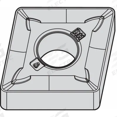 WIDIA Diamond Turning Insert: CNMG643RH - Diamond Indexable Turning Inserts
