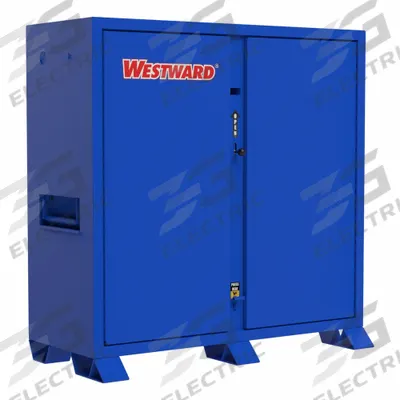 WESTWARD Jobsite Cabinet: 60 1/16 in W x 24 1/8 in D x 60 3/4 in H, 47.5 cu ft - Jobsite Cabinets