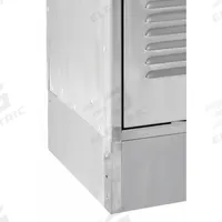 HALLOWELL Locker Side Base: 1/8 in x 18 in x 6 in, 1/8 in Footplate Wd, Side, 1 Bases/Pedestal (MPN KCSB18SS). Key specifications — attr65850: KCSB18SS; attr65853: HALLOWELL; attr114203: Unfinished; attr114204: Hardware; attr114205: Stainless Steel; attr114211: Base; attr114196: Silver; attr114193: Side.