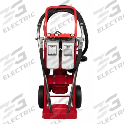 TRICO Hydraulic Oil Filter Cart: 7.25 gpm Max Flow Rate, 120 psi Max Pressure - Filtration Carts