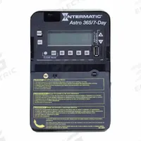INTERMATIC Electronic Timer: 7 day, Astronomic, 120-277V AC, DPST/SPST, Digital (MPN ET2845C). Key specifications — Body Material: Metal; Indoor/Outdoor Usage: Indoor; Astronomic Functionality: Astronomic; Mounting Style: Surface; Brand: INTERMATIC.