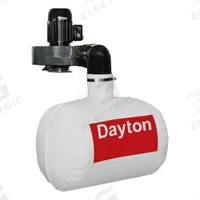 DAYTON Wood Dust Collector: Two-Stage, 115/230V AC, 600 cfm (MPN 3AA31). Key specifications — attr952404: DAYTON; attr979886: Drum; attr979899: 79 dBA.