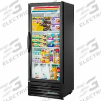 TRUE REFRIGERATION Refrigerated Merchandiser: 62 3/8 in x 24 7/8 in x 23 1/8 in, Black, Swing (MPN GDM-12-HC`TSL01-Black). Key specifications — attr1277723: TRUE REFRIGERATION; attr1277683: R-290; attr1277688: Swing; attr1277691: Yes; attr1277694: Black; attr1280729: GDM.