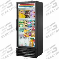 TRUE REFRIGERATION Refrigerated Merchandiser: 62 3/8 in x 24 7/8 in x 23 1/8 in, Black, Swing (MPN GDM-12-HC`TSL01-Black). Key specifications — attr1277723: TRUE REFRIGERATION; attr1277683: R-290; attr1277688: Swing; attr1277691: Yes; attr1277694: Black; attr1280729: GDM.