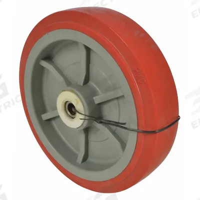 Dayton Center Wheel: 8 in Overall Lg, 2 1/4 in Overall Wd, Polyolefin, 8 in Overall Ht - Replacement Casters for Platform Trucks