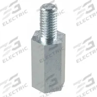 Standoff: Male x Female, M3x0.50 Thread Sz, 16 mm Lg, Hex, Steel, Zinc-Plated, 5.5 mm Hex Wd, 100 PK (MPN M11398.030.0010). Key specifications — Brand: APPROVED VENDOR.