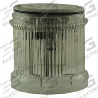 EATON Tower Light Module: Steady, 110/120V AC, White, 73 mm Overall Dia, 3 in Overall Ht, SL4 (MPN SL7-L120-W). Key specifications — Brand: EATON; Compatible with Series: SL4; Lens Color: White; Operating Voltage: 110/120V AC; Manufacturer Part Number: SL7-L120-W.