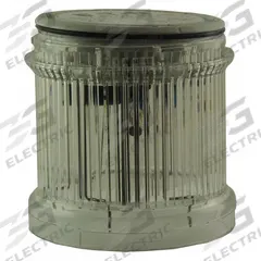 EATON Tower Light Module: Steady, 110/120V AC, White, 73 mm Overall Dia, 3 in Overall Ht, SL4 (MPN SL7-L120-W). Key specifications — Brand: EATON; Compatible with Series: SL4; Lens Color: White; Operating Voltage: 110/120V AC; Manufacturer Part Number: SL7-L120-W.