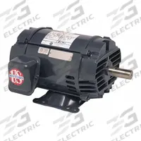 U.S. MOTORS General Purpose Motor: Rigid Base Mount, Open Drip Proof, 15 hp, 1,180 RPM (MPN D15P3D). Key specifications — Brand: U.S. MOTORS; Nameplate Voltage @ 60 Hz: 190V AC; Full Load Current @ 60 Hz: 41.0-37.0/18.5 A; Nameplate RPM @ 60 Hz: 1,180 RPM; Motor Enclosure: ODP.