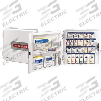 FIRST AID ONLY First Aid Kit and Housing: 261 Components, ANSI/ISEA Z308.1-2021, Type I/II - General Purpose ANSI First Aid Kits