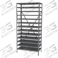 AKRO-MILS Bin Shelving: 36 in x 18 in x 79 in, 1 Sided, 0 Bins, 13 Shelves (MPN AS1879). Key specifications — Includes Bins: No; Frame Color: Gray; Frame Material: Steel; Brand: AKRO-MILS.