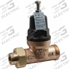APOLLO Water Pressure Reducing Valve: NPT x NPT, 3/4 in Pipe Size, Bronze, 15 psig to 75 psig (MPN 36ELF10401T). Key specifications — Brand: APOLLO; Low-Lead Compliance: Low-Lead Compliant.