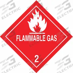 TAPECASE DOT Container Label: Flammable Gas, 4 in x 4 in, 4 in Label Ht, 4 in Label Wd, 500 PK (MPN 16U812). Key specifications — Brand: TAPECASE; Message: Flammable Gas.
