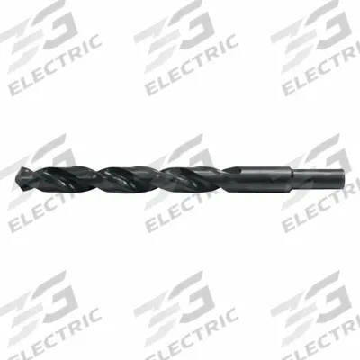 CLE-LINE Reduced Shank Drill Bit: 1/2", 135° Split Point - Reduced-Shank High-Speed Steel Jobber-Length Drill Bits