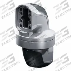 RITTAL Arm Coupling Between Tubing Sections: Intermediate Hinge, Aluminum/Plastic, 131 mm Overall Wd (MPN 6206620). Key specifications — Includes: Self-Tapping Screws; Material: Plastic; Product Type: Intermediate Hinge; Brand: RITTAL.
