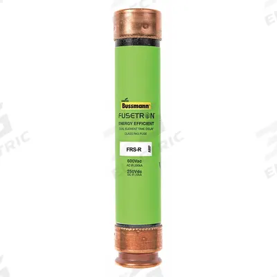 BUSSMANN Fuse: Class RK5, FRS-R Series, Time-Delay, 35 A, 600 V AC, 250 V DC - Time-Delay Cylindrical Fuses