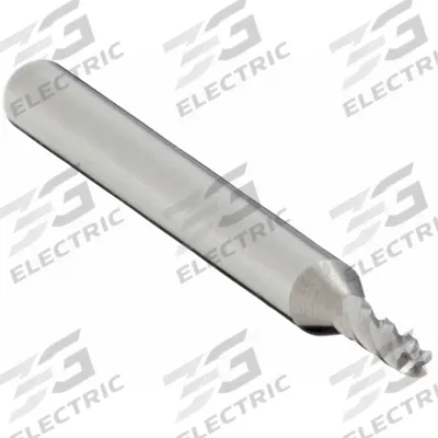 OSG Square End Mill: Carbide, 4 Flute, 2.5 mm Mill Dia, 8 mm LOC, 39 mm OAL (MPN 404-0984) - General Purpose Carbide Square End Mills
