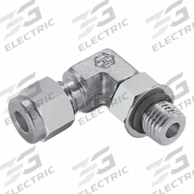HAM-LET Compression Fitting Adapter: 1/4 in OD x 7/16 in Pipe Fitting Size - Double-Ferrule Stainless Steel Fittings