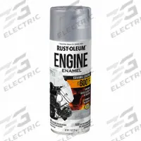 RUST-OLEUM Automotive Engine Enamel: Exterior, Ceramic Coating, Solvent, Acrylic, Metal, Smooth (MPN 366428). Key specifications — Color: Gray; Coverage Area: 2 to 14 sq ft; Compatible Surface Material: Metal; Finish Texture: No Texture; Sheen: Clear; Surface Texture: Smooth; Brand: RUST-OLEUM.
