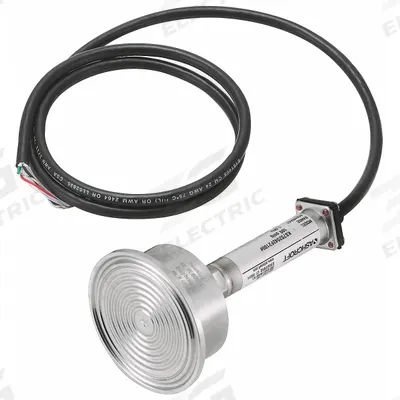 ASHCROFT Sanitary Pressure Transmitter: 2 in Triclamp, 30 to 0 to 30 in Hg/psi, 4 to 20mA DC - Sanitary Pressure Transmitters with Cable & Wire Leads