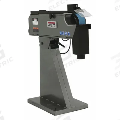 JET Belt Grinder: For Metal, 220 V, Three-Phase, 4 hp, 3 in Belt Wd, 79 in Belt Lg - Floor Standing Belt Machines