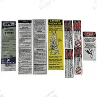 LOUISVILLE Label Kit: For 1CMT6/1CMT7/1CMT8/1CMT9/1CMU1/1CMU2/1CMU3/33J708/33J772 (MPN PK-FM1400HD). Key specifications — For Use With Grainger Item Number: 33J772; For Use With Mfr. Model Number: FM1404HD; Fits Brand: Louisville Ladder; Product Type: Label Kit; Brand: LOUISVILLE.