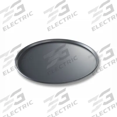 CHICAGO METALLIC Pizza Pan: 14 7/16 in Overall Dia, Anodized Aluminum, Solid - Pizza Pans