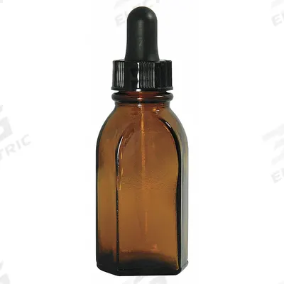 APPROVED VENDOR Chemical/Reagent Bottle: Oval, 60 mL, 2 fl oz, Soda Lime Glass - Amber Glass Lab Dropper Bottles