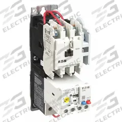 EATON NEMA Magnetic Motor Starter: Non-Reversing, 3 Poles, NEMA Size 0, 18 A, 240V AC Coil (MPN AN19BN0B5E020). Key specifications — Brand: EATON; Auxiliary Contact Form: 1NO; Coil Voltage: 220/240V AC; Phase: Three; Operator: None; Operator Controls: None; Auxiliary Contacts Included: 1NO; Signaling Features: Pilot Light.