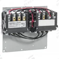 SIEMENS NEMA Magnetic Contactor: Reversing, 3 Poles, NEMA Size 1, 27 A, 480V AC (MPN 43DP32AH). Key specifications — Brand: SIEMENS.